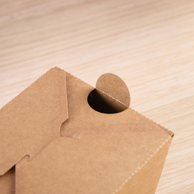 Kotak Kemasan Makanan Biodegradable Kotak Makan Siang Bento Kertas Kraft