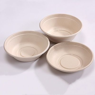 120 derajat tahan minyak biodegradable tebu bagasse piring mangkuk dengan tutup