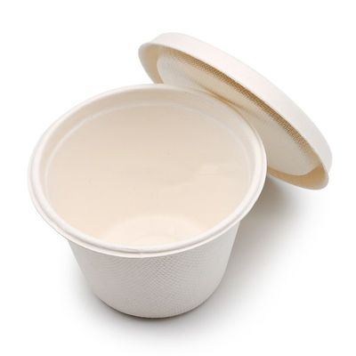 1oz 2oz 4oz sup kertas mangkuk salad sekali pakai dengan tutup cangkir porsi