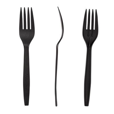 Perkakas Kompostable Party Tableware CPLA Set Piring Cangkang 165mm Pisau Selang Dengan Serbet