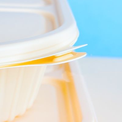 10 Inci 3 Kompartemen Perlengkapan Meja Kentang Bento Biodegradable Kontainer Makanan Kentang Kentang